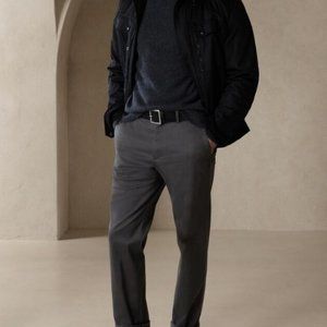 Banana Republic Tapered Rapid Movement Chinos -Charcoal Gray- Sz. 44L NEW